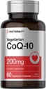 Horbäach CoQ10 200mg 124; dengan Black Pepper Extract 124; 60 Capsules 124; Vegetarian, Non-GMO, Gluten Free Supplemen