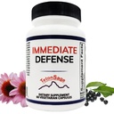 Dukungan Ammunitas Pertahanan Langsung - Zinc, Black Elderberry, Echinacea, Vitamin A & C dengan B12, 12.4; Kuat Imunity Booster untuk Dewasa 124; Imune System Booster Suplemen 60 Kapsul