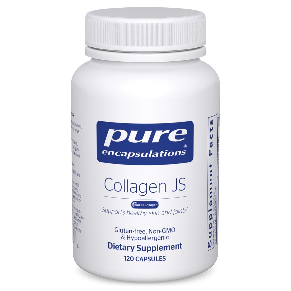 Encapsulasi Murni Collagen JS - Skin & Gabungan Kesehatan * - 1.000 mg Hydrolyzed Biocell Collagen - Gluten Free & Non- GMO - 120 Kapsul