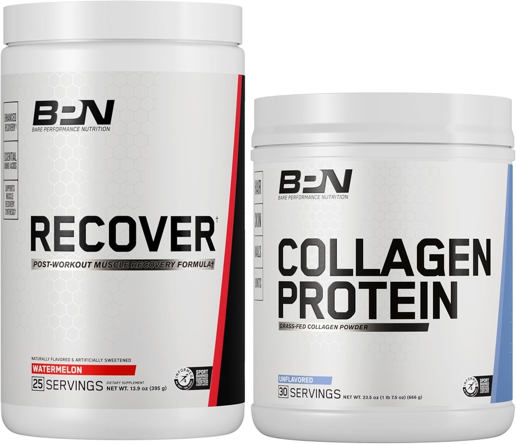 BAE PERFORMUCE NUTRITION BPN Recover & Collagen Protein Bundle