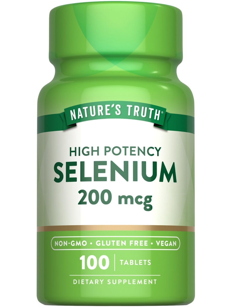 Nature 's Truth Selenium 200 mcg Supplement: 124; TablePotency Mineral High