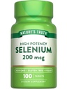 Nature 's Truth Selenium 200 mcg Supplement: 124; TablePotency Mineral High