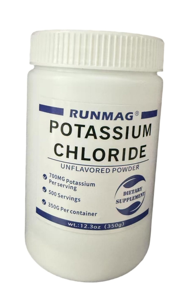 Potassium Chloride Powder - Garam Pengganti 350g per Kontainer