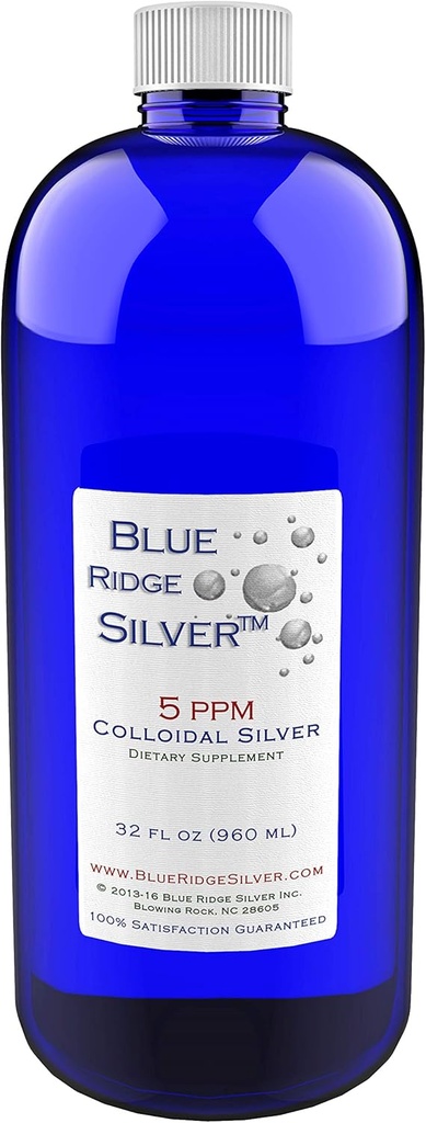 5 ppm 32 oz Colloidal Silver Natural Ammune Supplemen Kesehatan