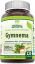 Herbal Secrets Gymnema Supplemen 124; 500 Mg Per Serving 124; 120 Veggie Capsules; Non-GMO 124; Gluten Free 124; Dibuat di USA