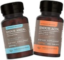 Endurance Product EPC Company NAD + Niacinamide B3, Endur- Amide 500mg 200 tablet dan ENDUR- ACIN 250mg Niasin - Extended Rilis Optimal & Lower-Flush Vitamin B-3, 200 tablet