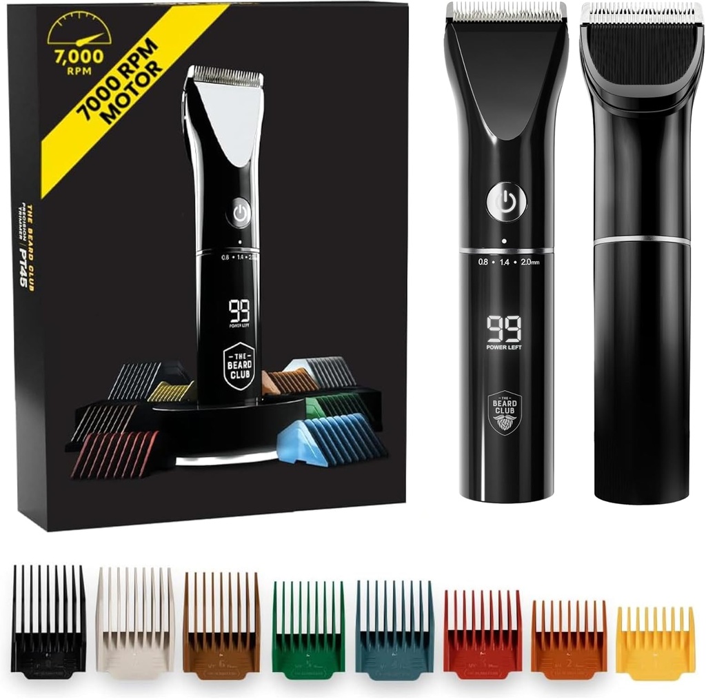 The Beard Club RPM - 8 Panduan Warna 45 Unik Trim Lengths - Travel Lock