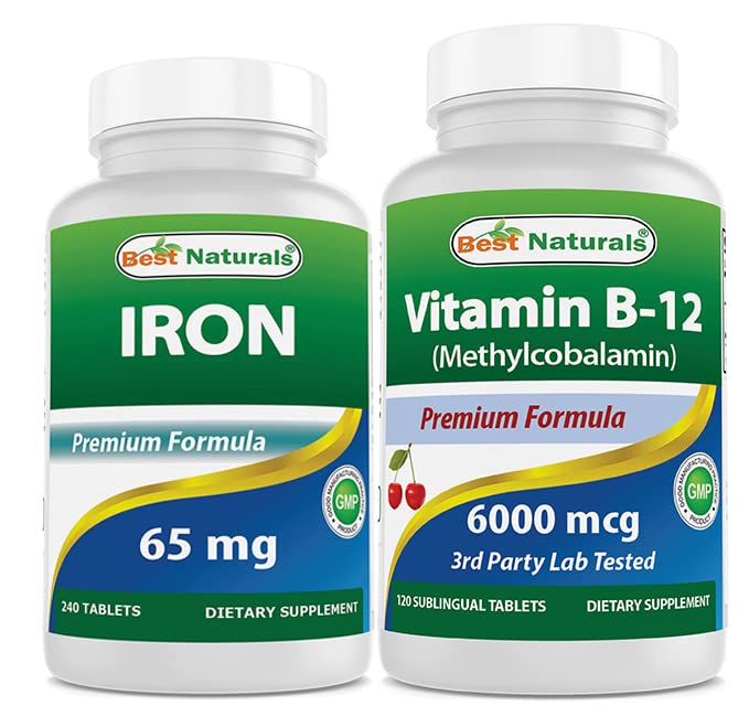 Besi 65 mg & Vitamin B12 6000 mcg