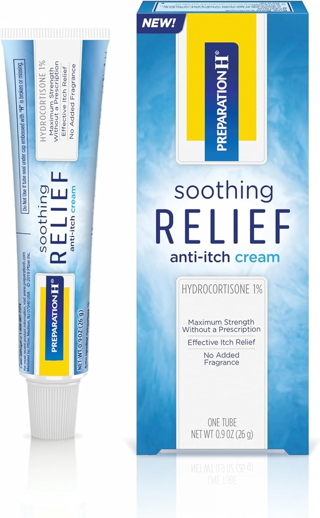 Persiapan Hidrocortisone Cream untuk Relief Butt Itch - 0.9 Oz