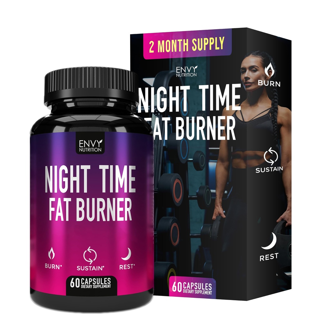 Suplemen Pembakar Waktu Malam dengan Green Coffee Bean Extract - 60 Capsules