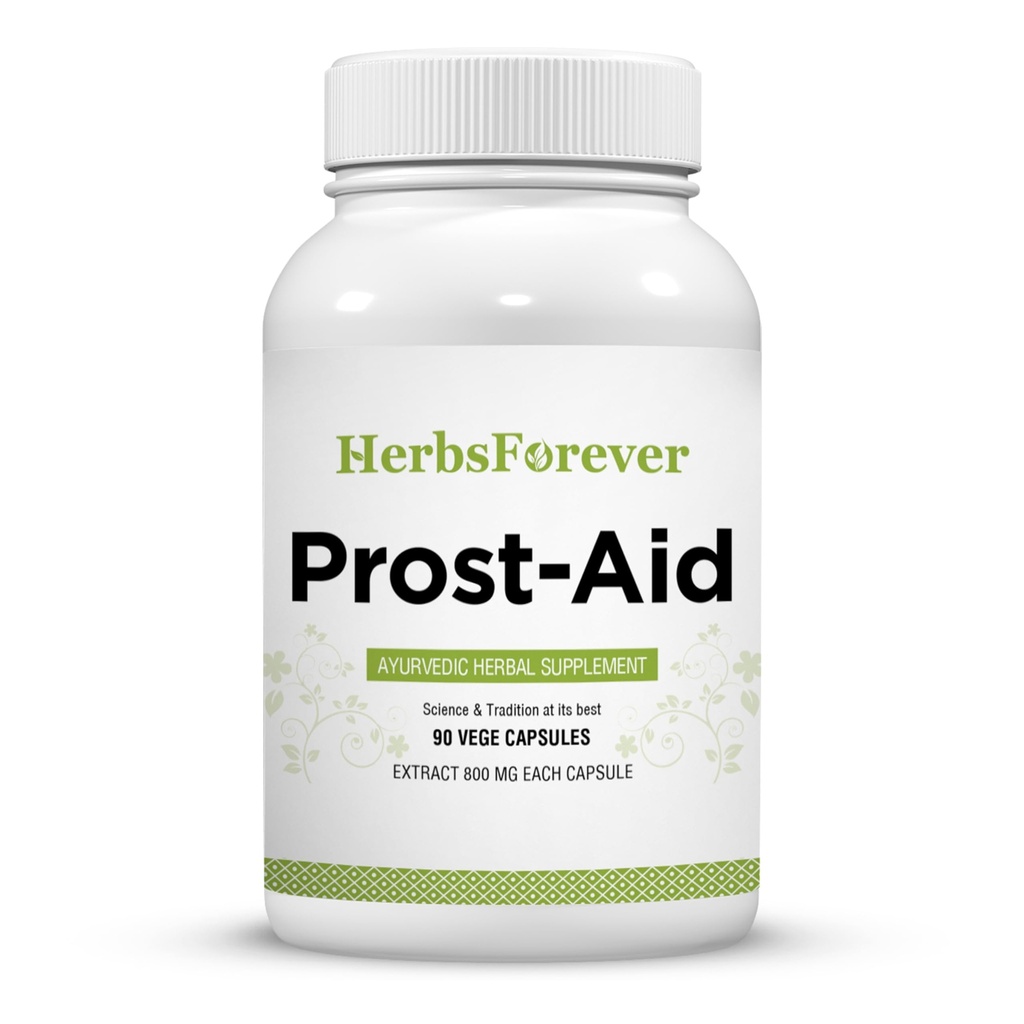 Herbsforever Prost- Aid Capsule Prostate Supplement Promotes Prostatic Health 90 Capsules