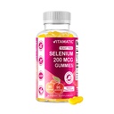 Vitamatic Yeast Free Selenium Gummies 200mcg sebagai Tambahan Selenomethionine Lacak Mineral dengan Absorpsi 90 Pectin Based Gummies