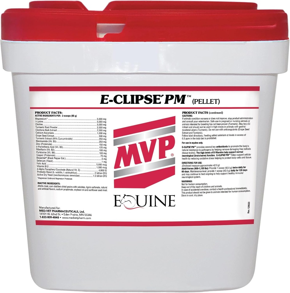 E- Clipse PM (18 lb) Neurologic Kesehatan / Imune Dukungan untuk Kuda