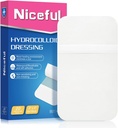 20 Count Hydrocolloid Bandages 2 x 4 in, Large Wound Dressing Hearing Bandages for Wounds, Waterproof Bandage Large