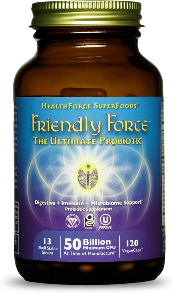 HEALTHFORCE SUPERFoods Friendly Force - Kapsul - 120 Vegan Capsules