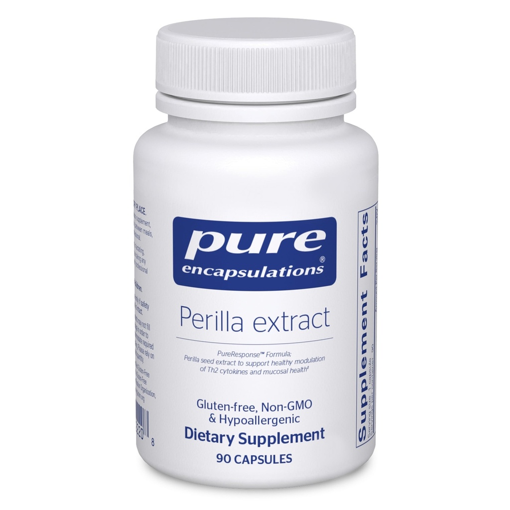 Ensulasi Murni Perilla Ekstrak 124; Dukungan untuk Modulasi Sehat Th2 Cytokin dan Kesehatan Mucosal * £124; 90 Capsules