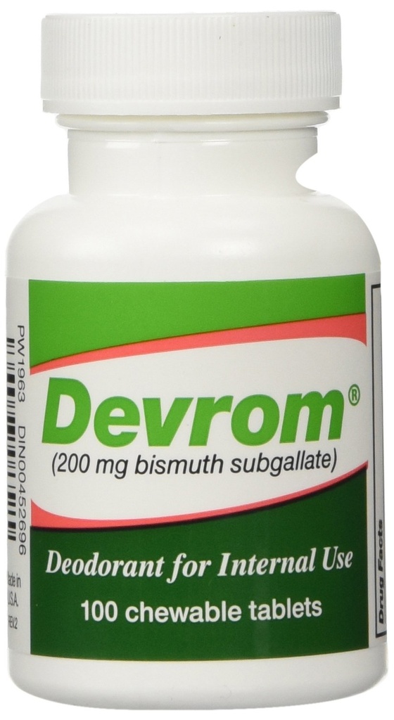 Tablet DEVROM (Deoderant Internal) 200MG 100cheable tablet