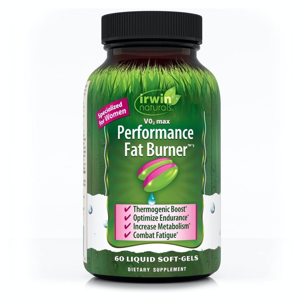 Irwin vocerals V02 Max Performance Fat Burner 60 Liquid Softgels