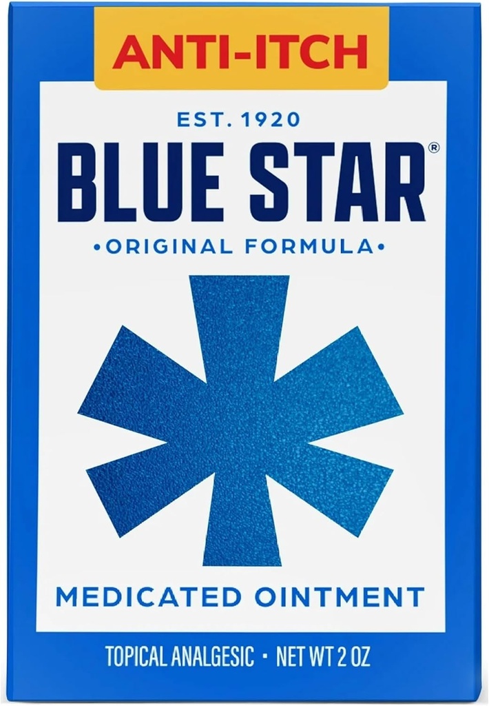 Blue Star Anti- Itch Diobati Overed 2 oz (Packaof 2) VJC # Re
