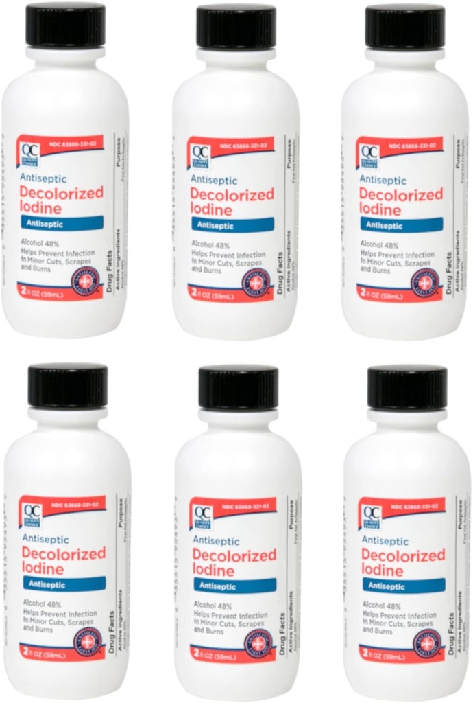 Kualitas Pilihan Antiseptik Dekorasi Iodium 2 Fl Oz. - 6 Pack