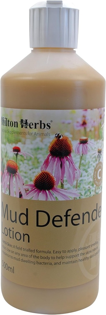 Lotion Perlindungan Bakteri Hilton Herbs Mud Defender untuk Kuda, 1.05pt Botol