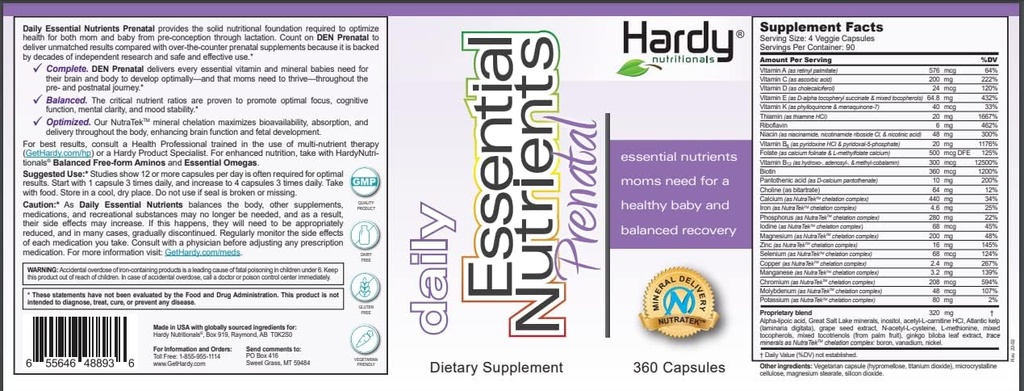 Persediaan Prenatal Yang Terlengkap untuk Ibu hamil dan Perawat - Broad Spectrum Micronutrients