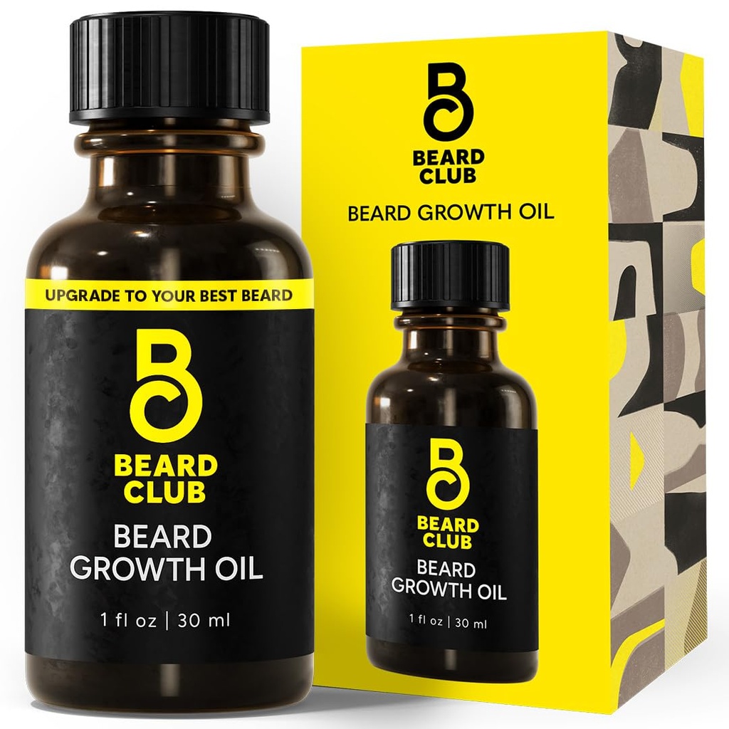 Klub Jenggot - Beard Growth Serum dengan Castor Natural, Coconut dan Avocado untuk menumbuhkan Tebal, Fuller Beard, Isi Patches dan Stimulasi Pertumbuhan Rambut Healthier