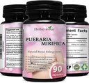 Pueraria Miffica Capsules - Pill Enhancement Natural Breast for Women - Breast Enlarement Pills - Breast Growth, Vaginal Health, Menopause Relief, Skin & Hair Health - 90 Vegan Capsules