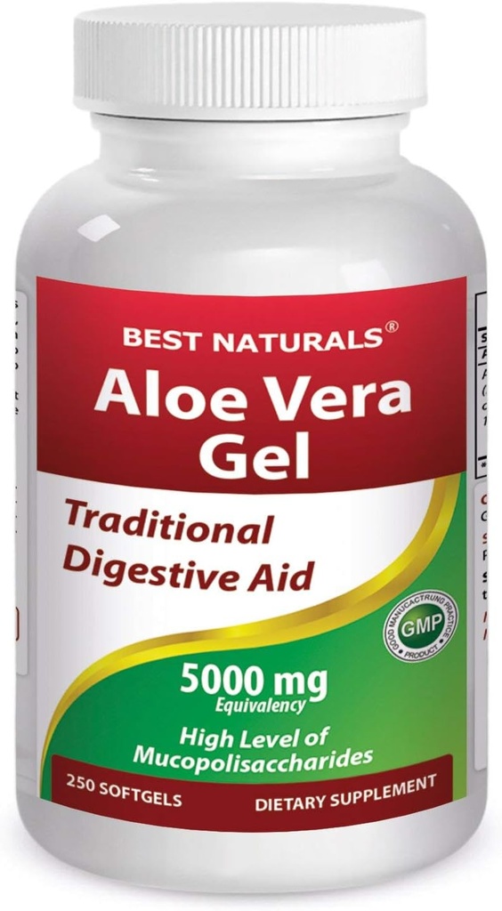 Sastra Terbaik Aloe Vera Gel 5000 mg 250 Softgels