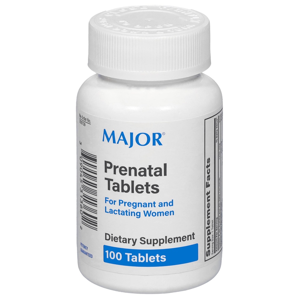 Tablet MAJOR Prenatal untuk Hamil dan Layak Perempuan - Tambahan Dieter - 100 Cacah