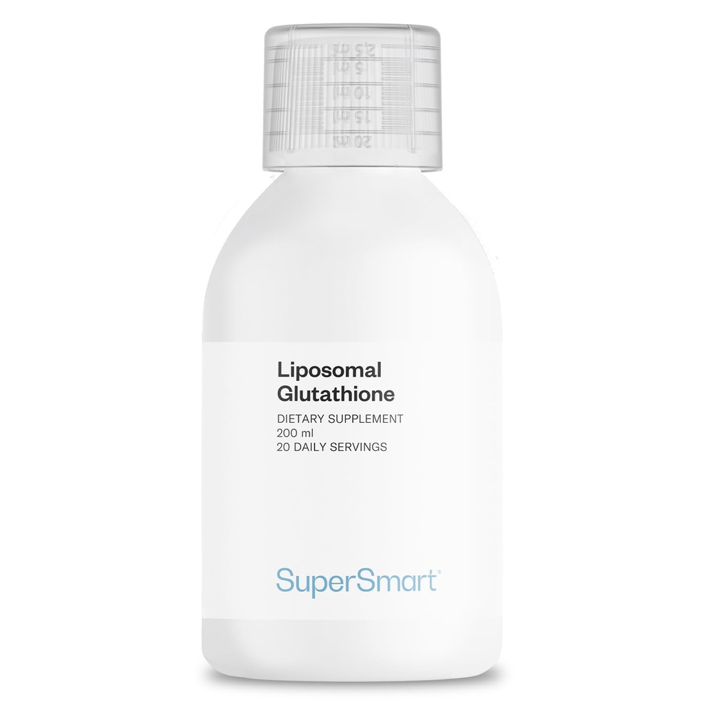 Super pintar - Liquid Glutathione Liquid 900mg per hari (Potensi Tinggi) - Formasi Glutathione - Enhanced Antioksidant dengan Vitamin C 124; Non-GMO & Gluten Free - 200ml - 20 Servis