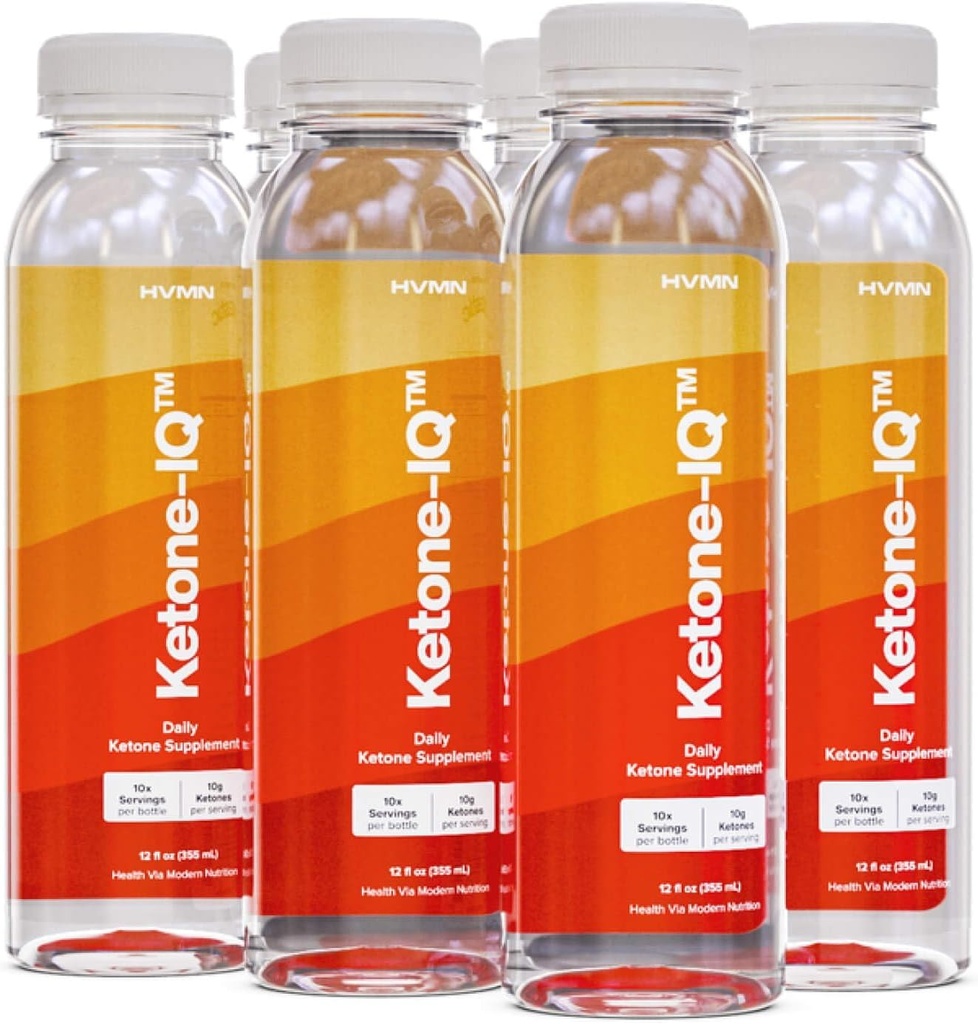 Ketone- IQ - Dapatkan Bahan Bakar Anda dari Ketones. No Sugar, No Salt, No Caffeine. 60 pelayan minuman Ketones ke ketinggian Keton. Formulasi Baru & Peningkatan! (6 ct)