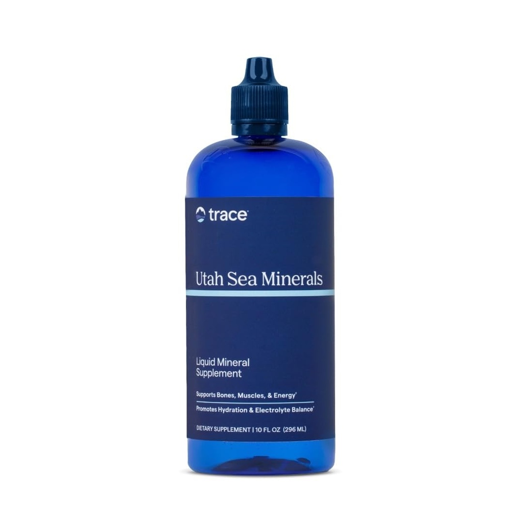 Telusuri MineterUtah Sea Mineral - Liquid Nuttration Suplement with Sea Minements - Energy Suplemen Ionic Trace Minesium, Magnesium & More - Supports Heart Health - 10 fl oz