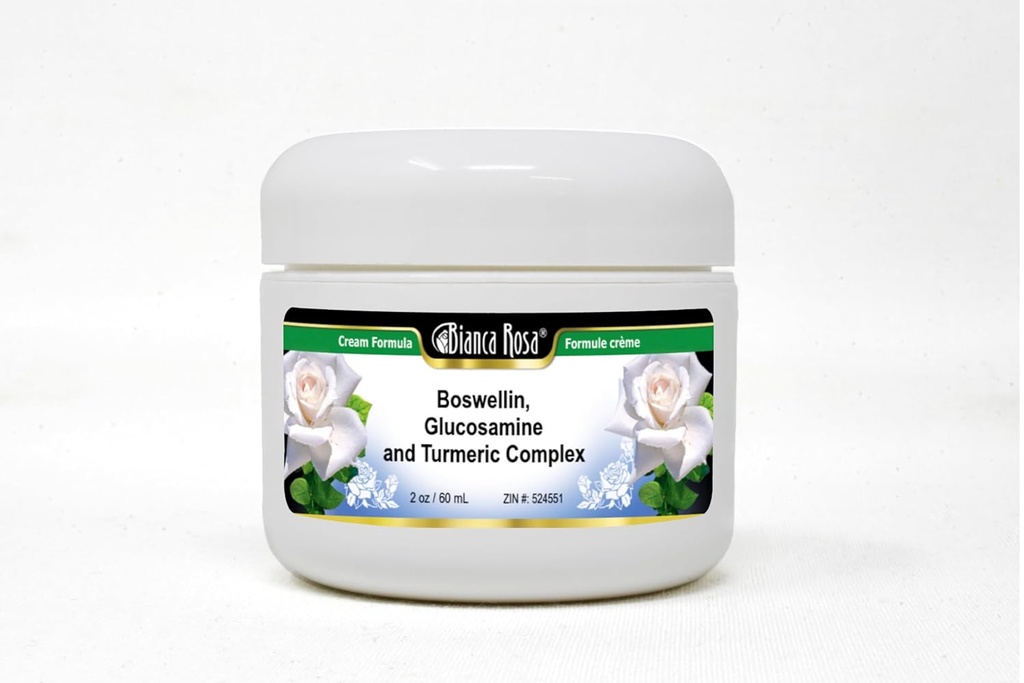 Bianca Rosa Boswellin, Glucosamine dan Turmeric Complex Cream (2 oz, ZIN: 524551) - 3 Pack