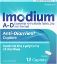 Imodium AD Diare Relief Caplets dengan Loperamide Hydrochloride, 12 Count