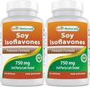 Terbaik Isoflavones Soy 750 mg 120 Capsules (120 Cacah 2)