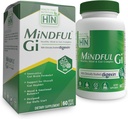 Health Thru Nutrition Mindful GI - Healthy Mind & Gut Complex 124; dengan Digexin, Magnesium, L- Glutamine, dan Probiotic for Gut- Brain Axis Duise 124; Regularitas, Bloating, Calstile Supplemen
