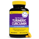 InnovixLabs Turmeric Curcumin dengan Black Pepper Extract - Tinggi Absorpsi Turmeric dan Curcumin Suplemen dengan BioPerine, C3 Reduct & Curcumin C3 Complex - 100 Time Rilis Tablet