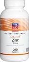Rite Aid Natural Zinc, 50 mg, 200 Tablet - Mendukung Fungsi Imune - Suplemen Zinc - Suplemen Vitamin - Suplemen Zinc Alami - Esquest Mineral untuk Kesehatan Antioksidant - Easy- -ke-Swallow