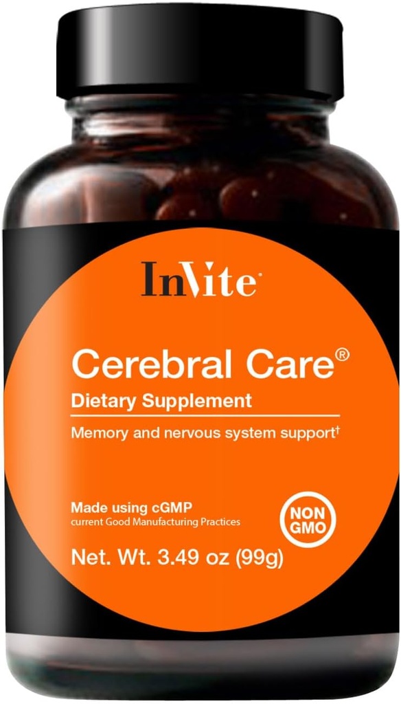 InVite Health Cerebral Carnitine, Choline, Phosfatidyserine, Astaxanthin
