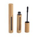 2Pcs 6ml High- Grade Bambu Mascara Bottles Refiabled Refilable Eyelash Cream Bottle dengan Eyelash Wand dan Plug for Castor Oil, Eyelash Growth Oil, DIY Mascara Botol Perjalanan