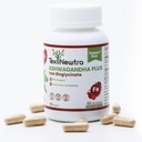 Ashwagandha dengan Bisglycinate Besi - 300mg & Bioavailable Iron 10mg - 60 Capsules