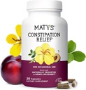 Katup Pelepasan Sembelit Matys, Katup Botecal Herbal Laxative Relifets Constipation, Promotes Smooth Bowel Movement & Gut Health, Aman & Efektif untuk Dewasa & Anak-Anak 12 Tahun +, 20 Vegetarian Capsules