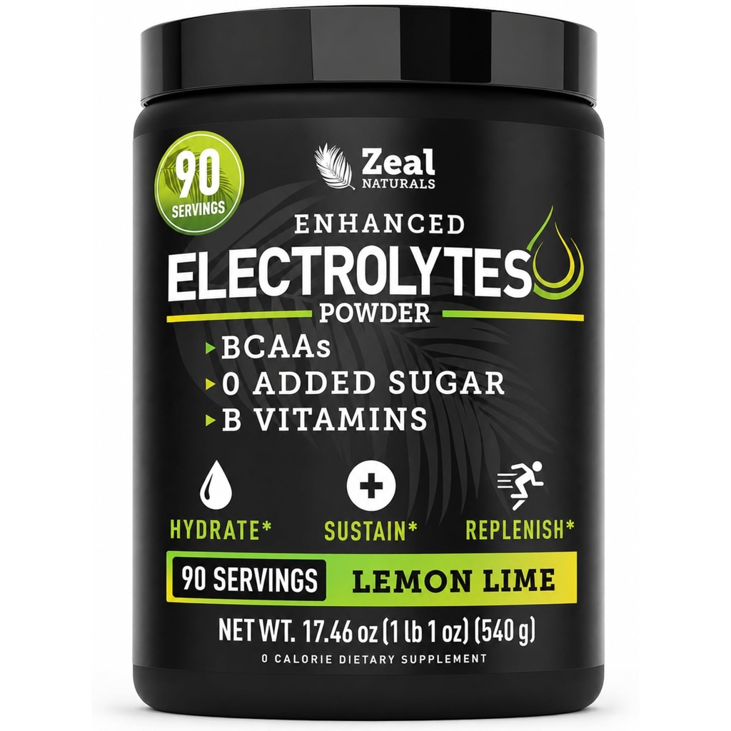 Feal Electrolyte Powder Recovery Drinder (90 Servings & Magnesium for Hydration - Keto Electrolytes