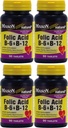 Mason Vitamin Folic Acid B-6 & B12 Heart Health Formula 90 Tablet per Botol Paket 4 360 tablet Total
