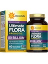 Renew Life Probiotic Colon Care Probiotic Capsules, Daily Suplemen Offers Colon, L. Rhamnous GG, Dairy, Soy dan gluten- free, 80 Milyar CFU, 60 Count
