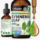 BIO KRAUTER Gymnema Sylvestre Extract Drops - Alkohol dan Gula Free - Vegan Gymnema Extract 2 Fl.Oz.
