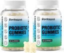 Promies Probiotic Gummies for Digetical Health and Gut Health, 3.6 Milyar CFU, Sugar Free, Debloat Gummies Progradile for Children, Women, Yogurt Flavour, 120 Count