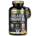 Bumi Elixir Shilajit Shilajit 1000mg & Tongkat Ali 400mg (180 Capsules) dibuat dalam Suplemen USA- Shilajit (20% Fulvic Acid) Shilajit Pure Himalaya Organik & Tongkat Ali untuk Pria Lebih Kuat dari Shilajit Resin