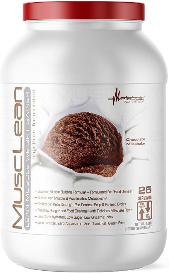 Metabolic Nutition Musclean Chocolate Sha, 2.5 Pound